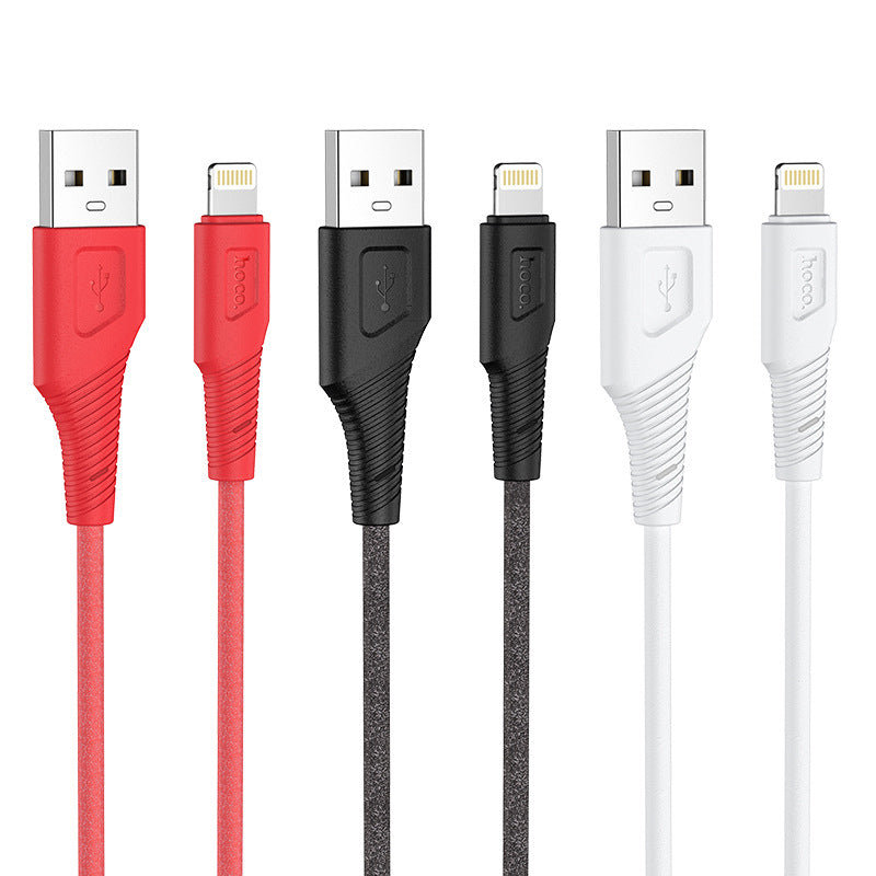 HOCO X58 mobile phone silicone charging data cable is suitable for Apple Android type-c fast charging cable