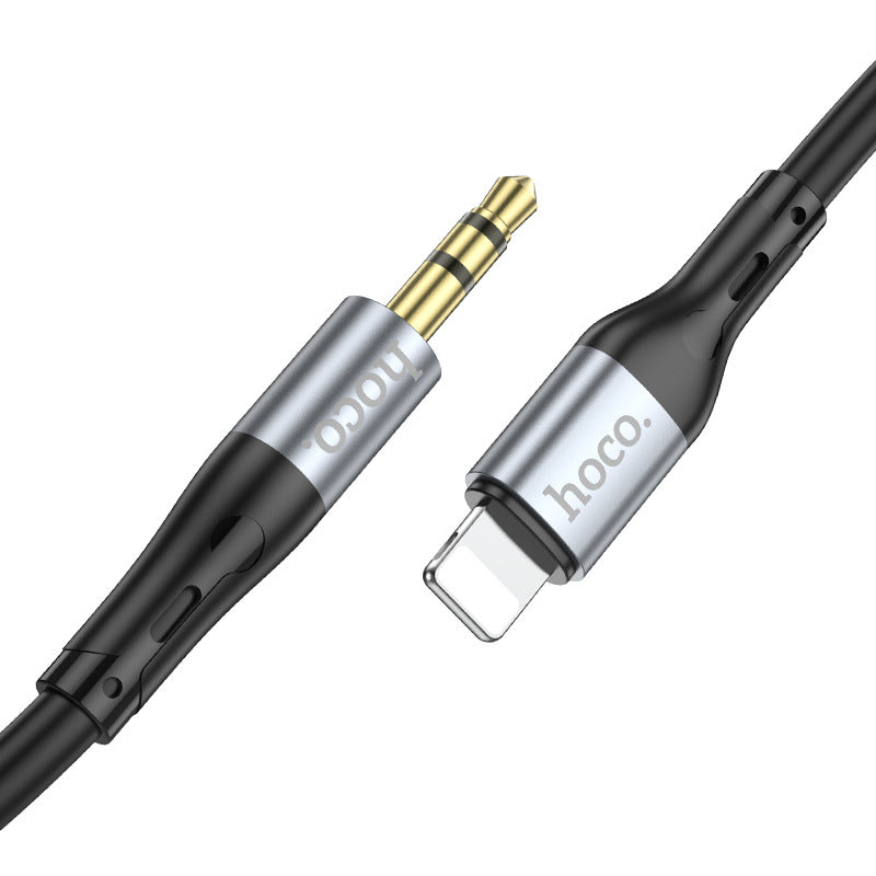 HOCO UPA22 is suitable for Apple digital silicone audio conversion cable Lightning to DC3.5 male