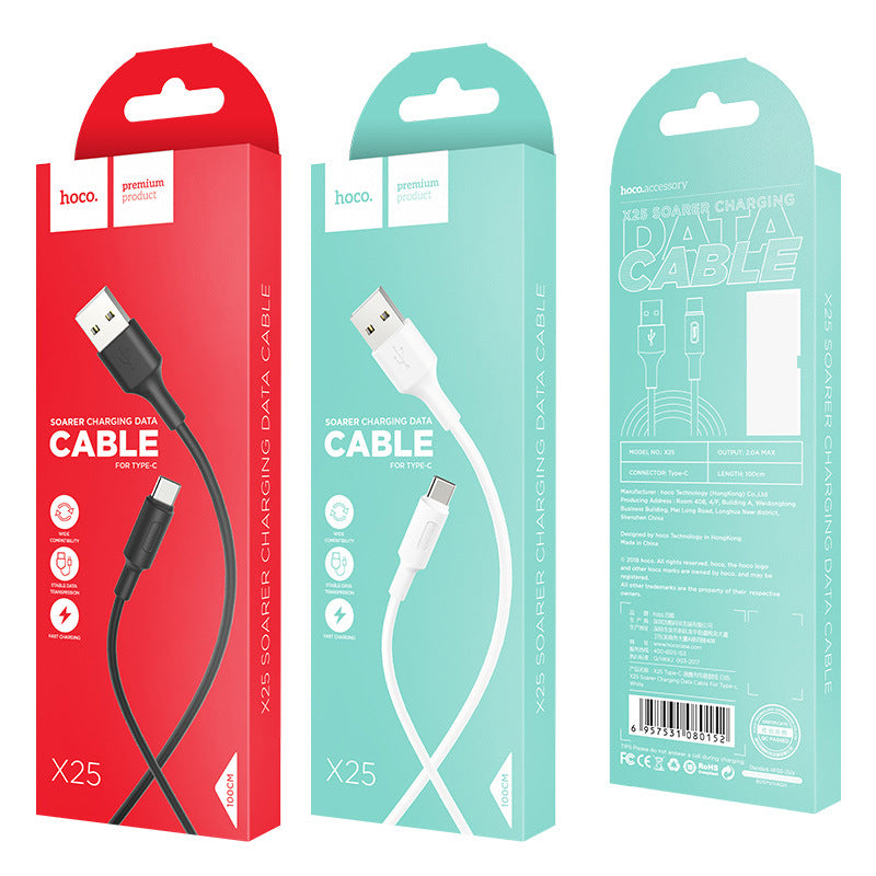 HOCO X25 is suitable for Apple interface charging data cable wholesale Android TYPE-C universal