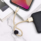 HOCO X35 is suitable for Apple iPhone mobile phone charging data cable braided short-line easy storage fast charging cable