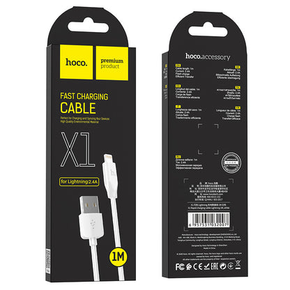 HOCO X1 is suitable for Apple Iphone data cable Android fast charging cable flash charging cable type-C