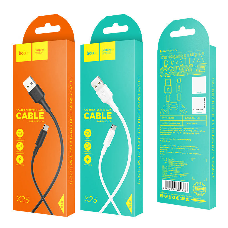 HOCO X25 is suitable for Apple interface charging data cable wholesale Android TYPE-C universal