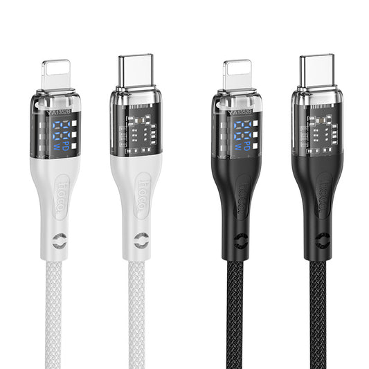 HOCO U115 digital display PD20W charging data cable is suitable for Apple Type-C notebook 60W fast charging