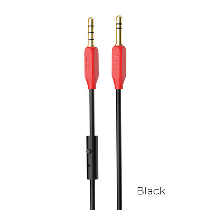 HOCO UPA12 AUX with microphone audio adapter cable mobile phone 3.5MM headset conversion supports calls