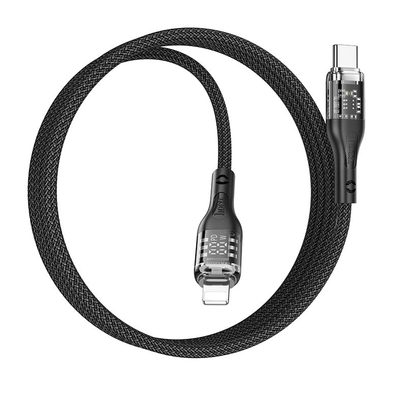 HOCO U115 digital display PD20W charging data cable is suitable for Apple Type-C notebook 60W fast charging