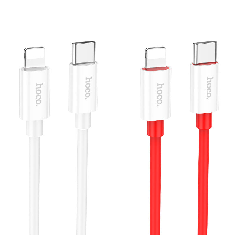 HOCO X87 PD60W is suitable for Apple PD20W Android Type-C silicone fast charging charging data cable