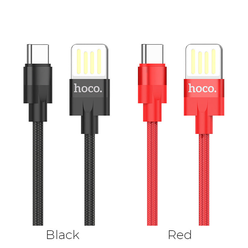 HOCO U55 is suitable for Android and Apple Type-C blind insertion mobile phone data cable fast charging cable wholesale