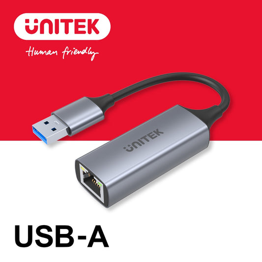 UNITEK aluminum alloy USB3.0 USB-A to RJ45 wired network card (Y-U1309A)