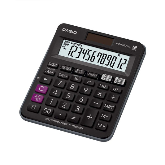 Casio MJ-120DPLUS calculator store calculator 12-digit check function