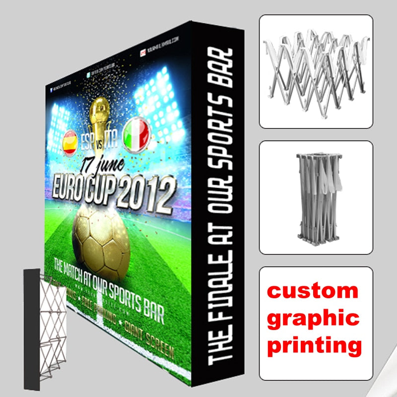 10ft Custom Pop Up Booth Trade Show Display Backdrop Graphic Print Booth Expo