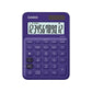 卡西歐 MS-20UC 紫色 12 位彩色系列辦公計算器