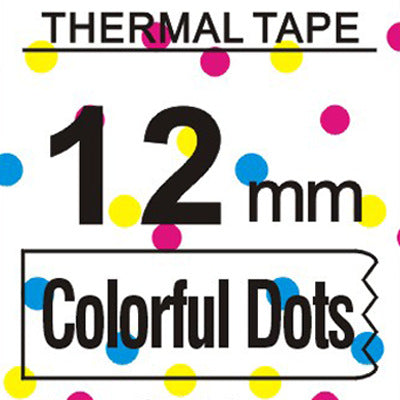 Suitable for Brother label machine ribbon 12mm cartoon Q cute lite lr5c cute label paper