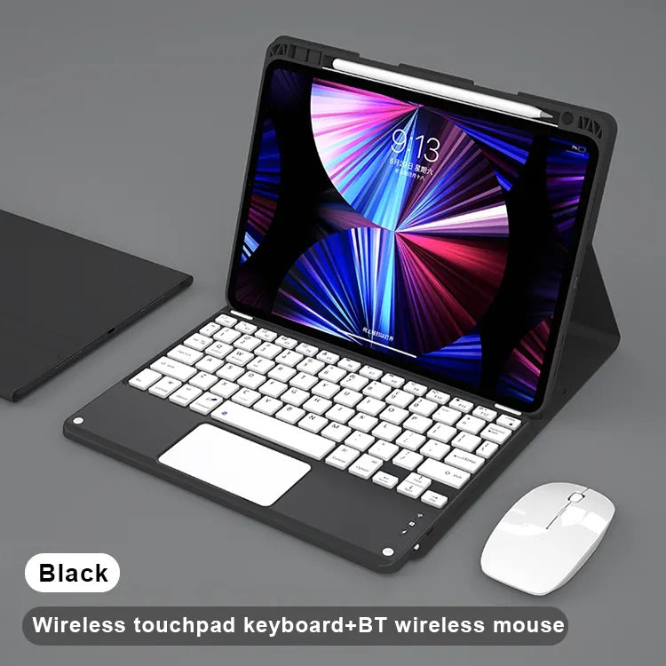 Suitable for 2022 iPad 10 skin-sensitive Bluetooth keyboard case Pro11/10.2 pen tray touch keyboard case 9.7