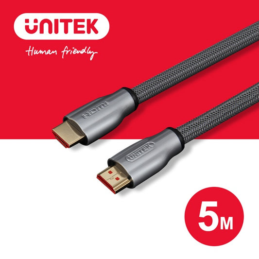 UNITEK HDMI2.0 zinc alloy high-definition audio and video transmission cable 5M (Y-C140RGY)