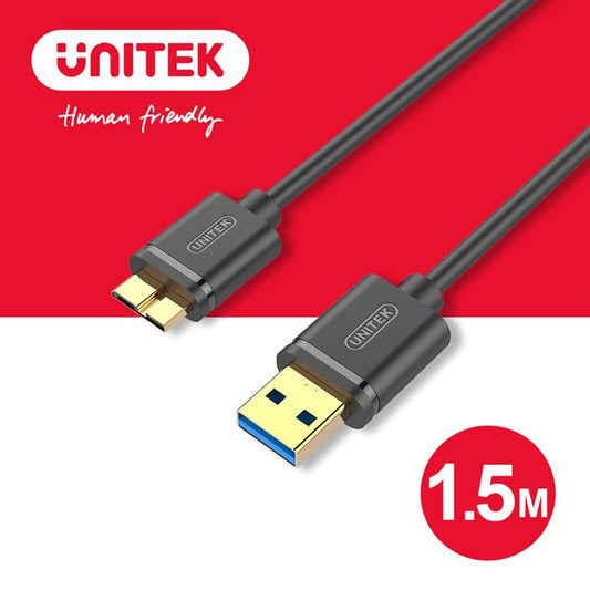 UNITEK USB3.0 data transmission cable (1.5M) black (Y-C462GBK)