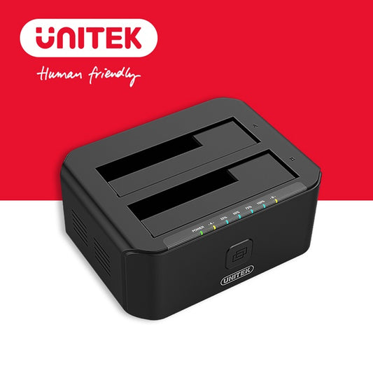 UNITEK USB3.0 smart dual-slot hard drive external box 2.5/3.5 inches (Y-3032)