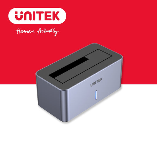 UNITEK USB 3.0 Single Slot Hard Drive External Box 2.5/3.5 Inch - Aluminum Alloy (Y-S1304A)