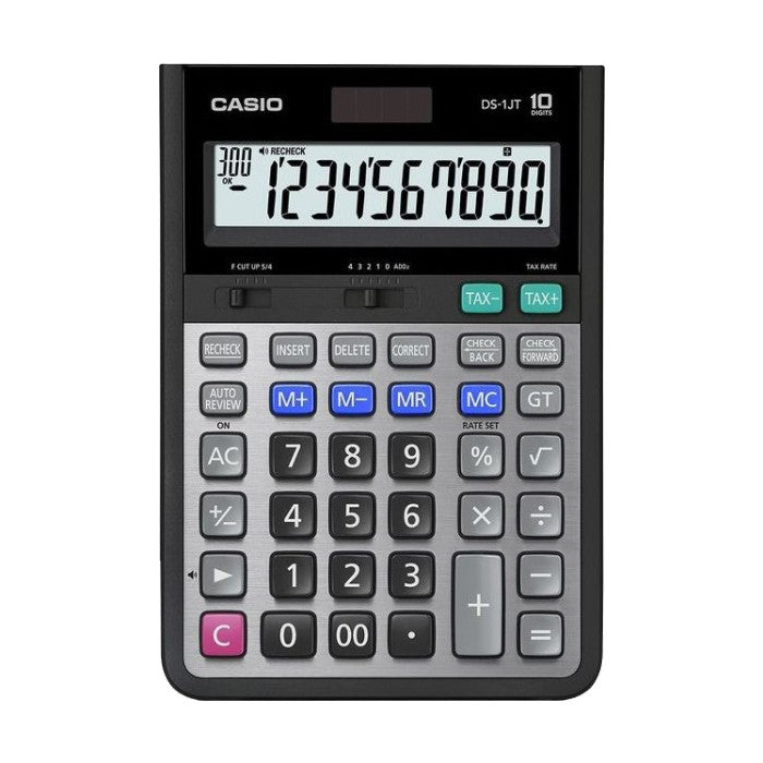 Casio DS-1JT Heavy Duty 10-Digit Office Calculator