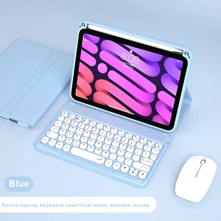 Suitable for iPad Air5 Bluetooth keyboard case 10.2 touch keyboard 10.9" leather case