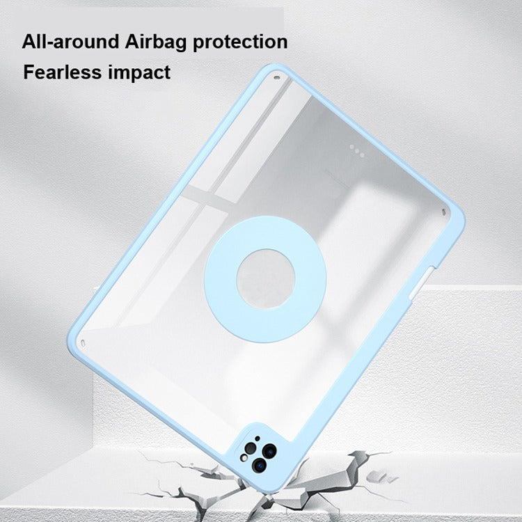 Suitable for iPad Pro11 protective case Air5 rotating pen slot 10.2 magnetic mini6 anti-bend iPad 10 protective case