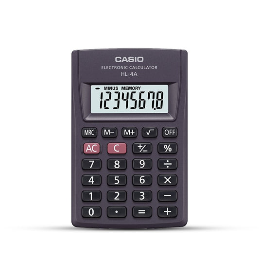 Casio HL-4A black pocket calculator