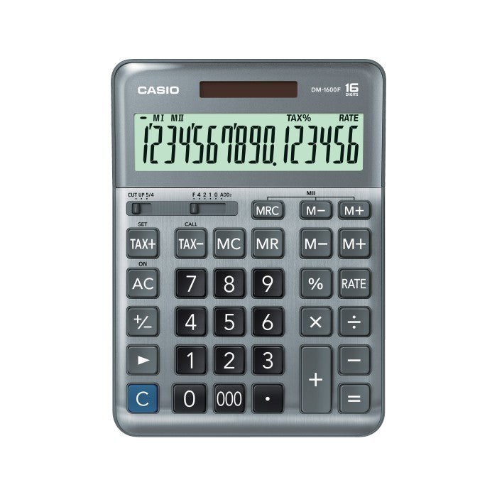 Casio DM-1600F calculator 16-digit office calculator