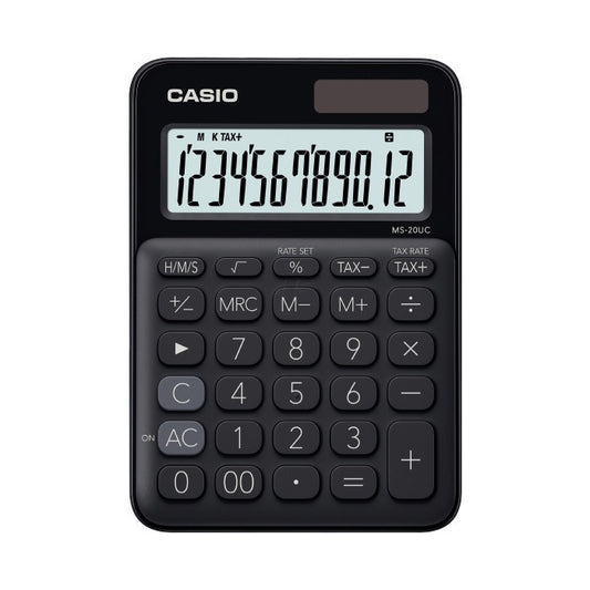 Casio colorful calculator MS-20UC black