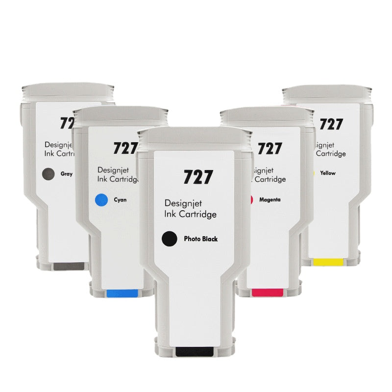 HP727 適用於 HP  T1500 T2500 T920 繪圖儀墨盒