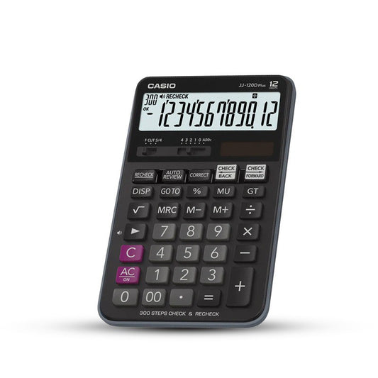 Casio JJ-120D Plus Trade Store Calculator 12 Digit Check Function