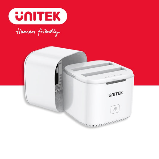 UNITEK USB3.0 dual-slot hard drive external box 2.5 inches (with cover) (Y-S1105A)