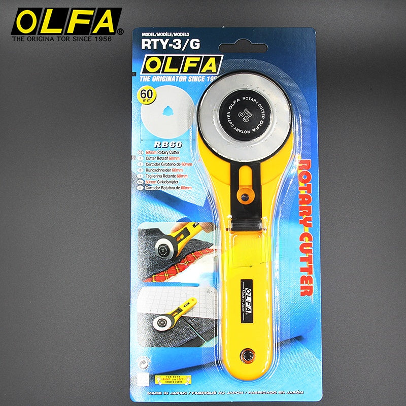 Japan OLFA flat rubber band hob RTY-1/2/3 round hob 28/45/60MM utility knife slingshot hob