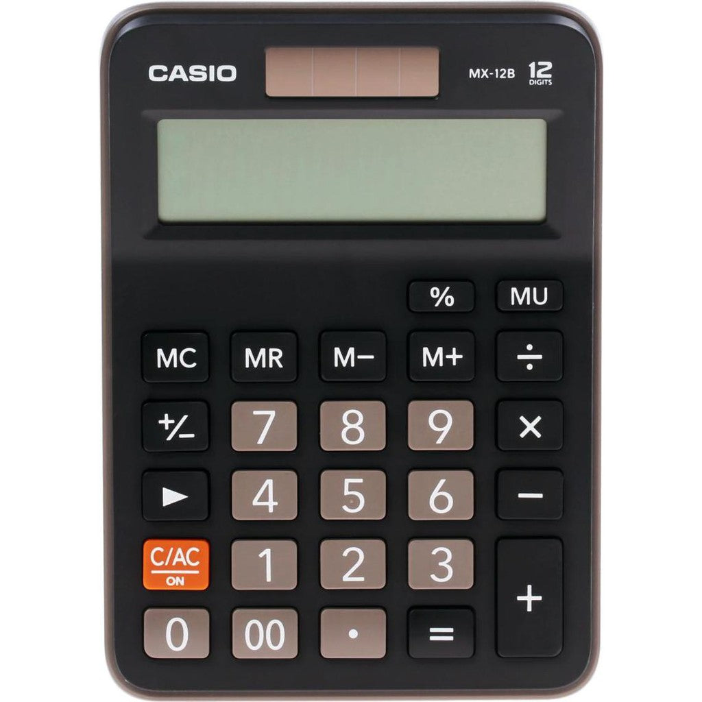 Casio Calculator MX-12B Black Shop Trade Calculator 12 Digits