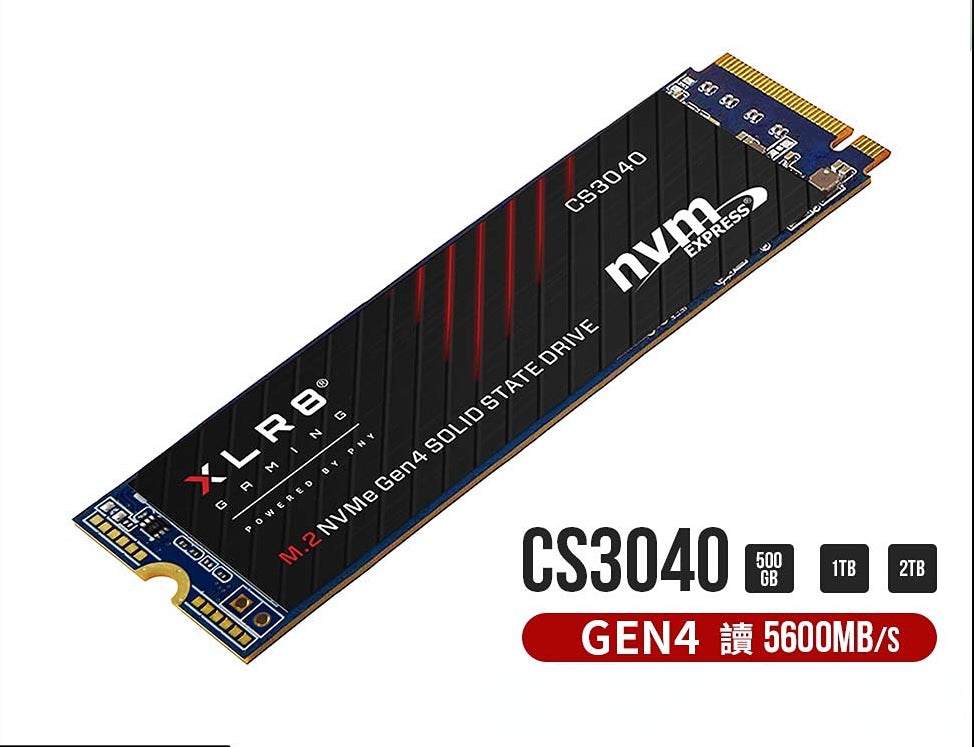 PNY CS3040 500GB/1TB/2TB M2.2280 PCIe SSD solid state drive