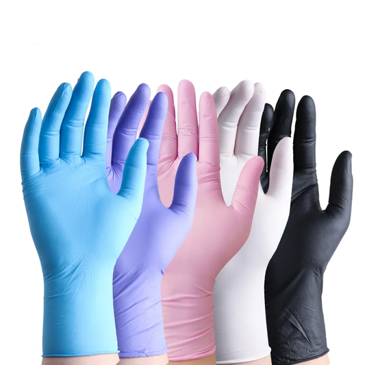 Disposable food grade nitrile gloves, powder-free, oil-proof and wear-resistant