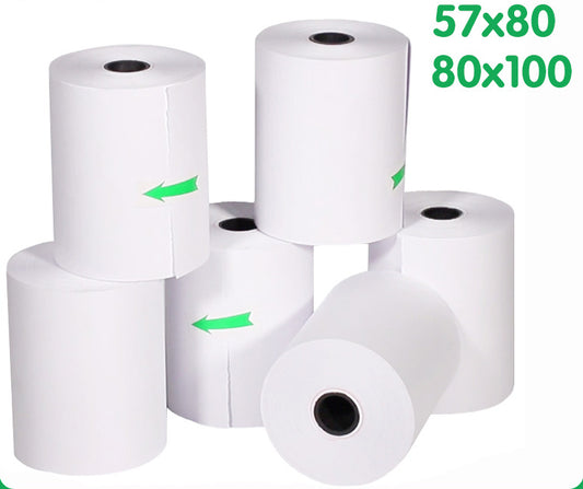 57*50 thermal cashier paper 57x40x30x80 supermarket catering takeaway printer 58mm small paper