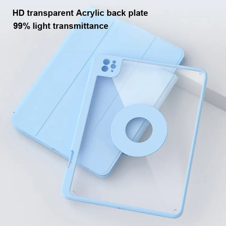 Suitable for iPad Pro11 protective case Air5 rotating pen slot 10.2 magnetic mini6 anti-bend iPad 10 protective case