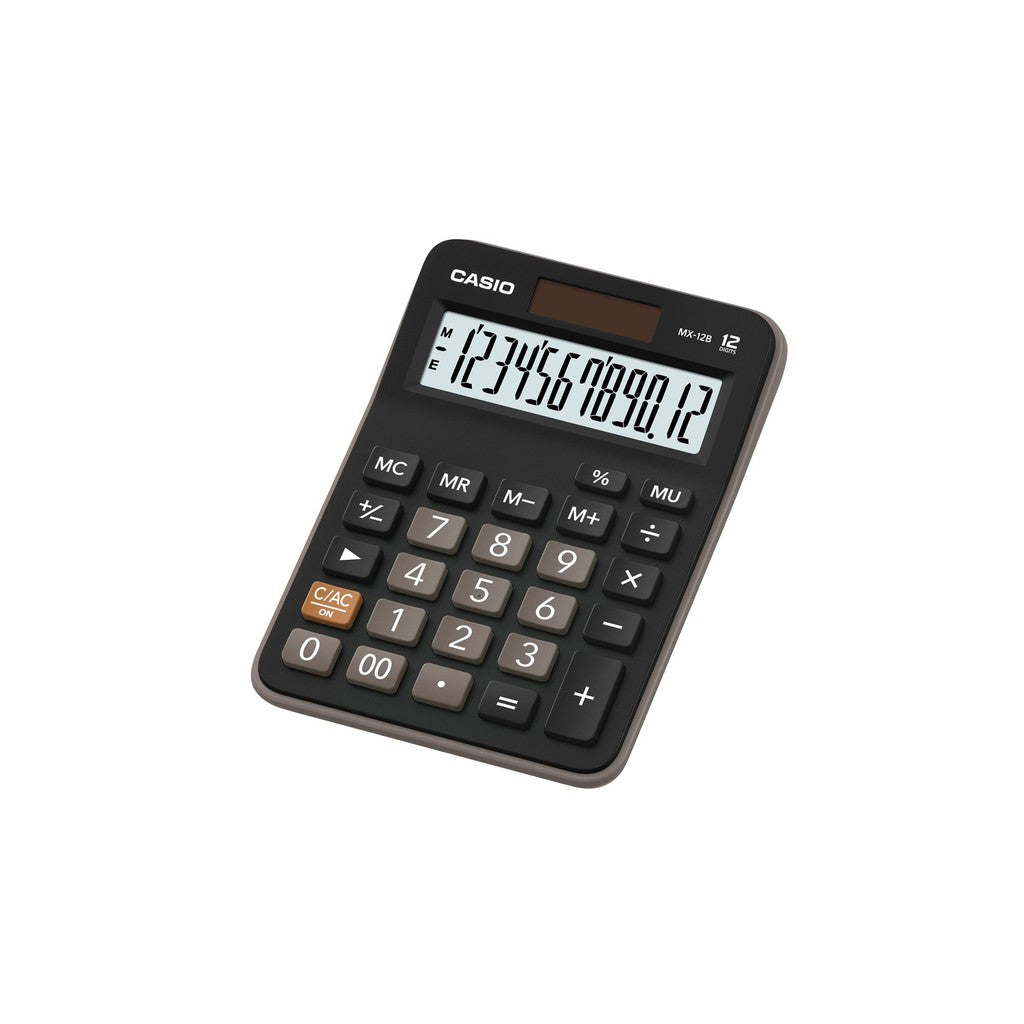 Casio Calculator MX-12B Black Shop Trade Calculator 12 Digits