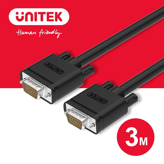 UNITEK VGA high-definition transmission line male to male 3M (Y-C504G)