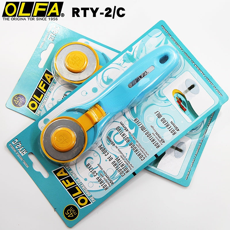 Japan OLFA flat rubber band hob RTY-1/2/3 round hob 28/45/60MM utility knife slingshot hob