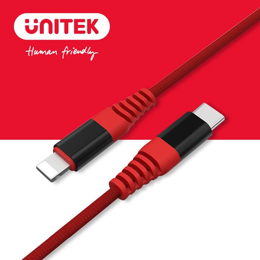 UNITEK Superior Type-C TO Lightning Fast Charging Transmission Cable (1M) (Y-C4048RD)