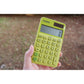 Casio SL-310UC calculator green yellow travel series calculator 10 digits