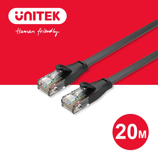 UNITEK CAT 6 RJ45 (8P8C) public-to-public network line (20M) (Y-C1815GBK)