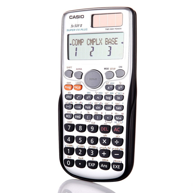 卡西歐 fx-50FII 數學學校計算器 406 功能