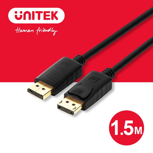 UNITEK DisplayPort version 1.2 transmission cable 1.5M (Y-C607BK)