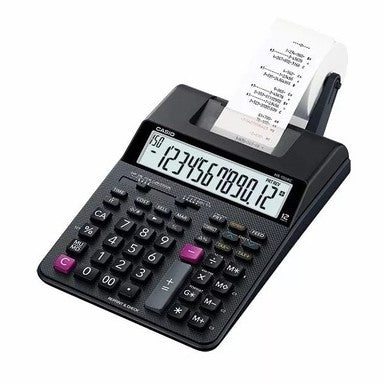 Casio Calculator HR-100RC Black Printing Calculator/12-digit Cash Register