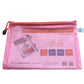 A5 / A5.5 PP mesh waterproof data zipper document bag