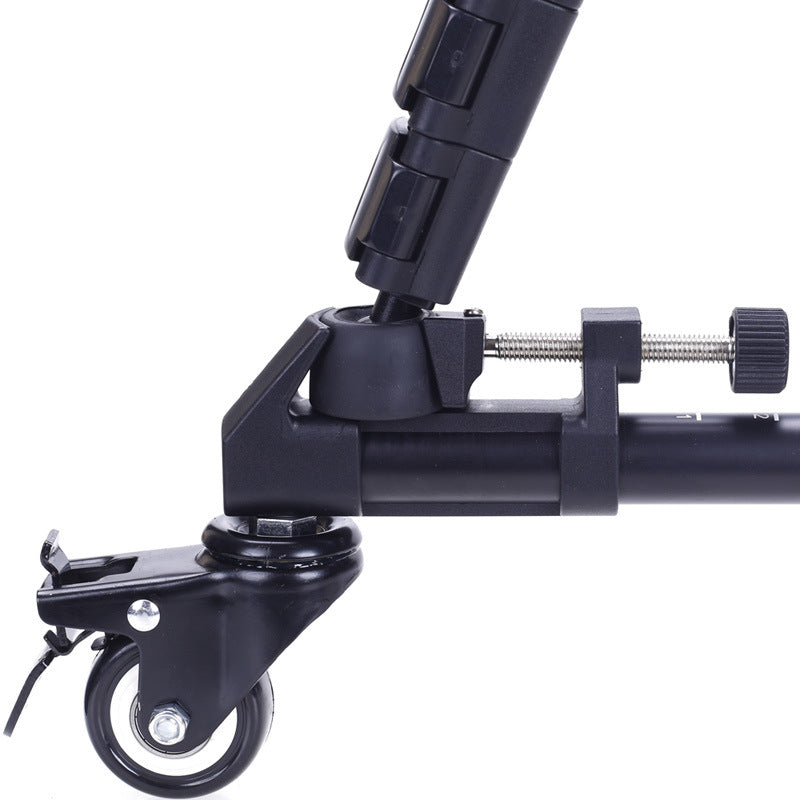 Yunteng 900 professional DV camera tripod caster stand tripod pulley stand movable micro film