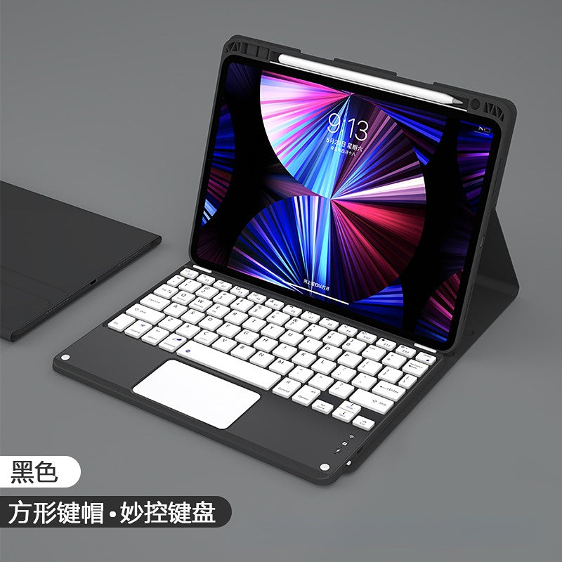 Suitable for 2022 iPad 10 skin-sensitive Bluetooth keyboard case Pro11/10.2 pen tray touch keyboard case 9.7