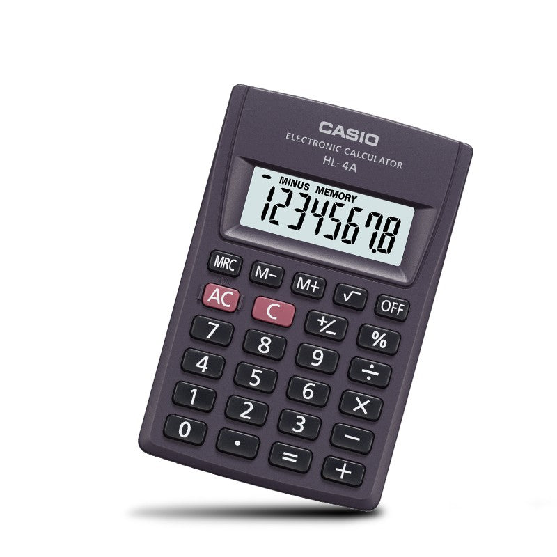 Casio HL-4A black pocket calculator