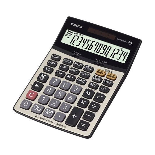 Casio Calculator DJ-240DPLUS Trade Store Calculator 14 Digit Function